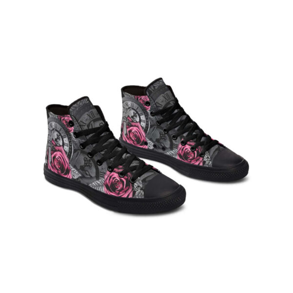 Printed Couple High-top Canvas Shoes